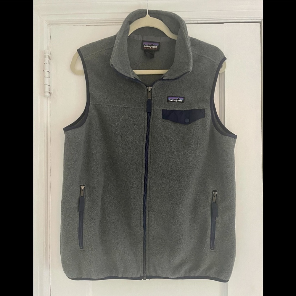 Patagonia men’s synchilla fleece vest EUC size M